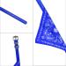 ALLY-MAGIC Dog Bandana Collar Adjustable Strap Bandana Boho Pet Scarf Neckerchief Triangle Dog Bibs Kerchief for Dogs Puppy Y2-JYCWKSJ (Blue) - Buy Online on GoSupps.com