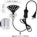 WEAVERBIRD Clip on Light Fan Shape Model-M3 Aquarius Aquarium Light 5W 12 LEDs Planted Lamp for 6mm Thick Fish Tanks - Buy Online on GoSupps.com