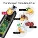 Natural Herbal Permanent Hair Coloring Shampoo - 3 in 1 for Men & Women | 100% Gray Coverage in Minutes | Chestnut Brown (500mL - Buy Online on GoSupps.com