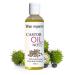 Castor Oil for Healthier Skin Hair and Nails with 100% Pure Natural Organic Cold-Pressed Oil 100ml