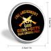 Flaming 2nd Amendment God Guns Guts Round Badge Pin - Patriotic Lapel Tie Decor - Buy Online on GoSupps.com