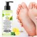 Foot Cream with Lemon & Mint Oil | Deep Hydration & Immediate Relief for Tired Legs | Fight Foot Odor | Ideal for Athletes - 200 ml - Buy Online on GoSupps.com