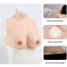 Knobco High Collar Silicone Breast Forms - Realistic Fake Breasts for Mastectomy Halloween Weddings & Cosplay | Brown Skin Size G 1525G - Buy Online on GoSupps.com