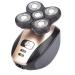 Head Shavers for Bald Men 5 In 1 4D Mens Rechargeable Bald Head Electric Shaver 5 Floating Heads Beard Nose Ear Hair Trimmer Razor Clipper Facial (Color : 5 in 1)