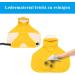 Buy Wufanc Yellow Raincoat Dog - Waterproof Jacket with Transparent Hood for All Dog Sizes (7XL) - Buy Online on GoSupps.com