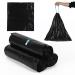 YZFEIJDNA Bag thickened disposable drawstring cleaning garbage bag Black 10pcs/roll of 3 filaments 0.03*60*65cm