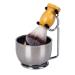Wskderliner 3 in1 shaving set shaving brush shaving bowl and brush holds improved soft shaving brushes men's shaving sets men family gifts yellow