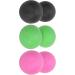 Verdant Touch TPR Massage Ball Set Yoga & Fitness Muscle Relaxation Tool in Black Rose & Green - Buy Online on GoSupps.com