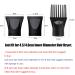 3 Pcs Multifunction Plastic Hair Dryer Nozzle Comb Set - Black - Buy Online on GoSupps.com