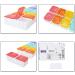 Cozycabin 7-Day Pill Organizer with Alarm - Large Weekly Vitamin & Medication Box (AM/PM) for Travel - Rainbow - Buy Online on GoSupps.com