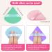 Auauy 9 PCs Triangle Makeup Powder Puffs | Washable & Reusable Face Sponges for Loose Powder & Foundation | Multicolored Makeup Tools - Buy Online on GoSupps.com