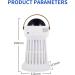 Buzz Buster - Buzz Buster Mosquito Zapper Buzz Buster - 360 Indoor & Outdoor Protection BuzzBuster Mosquito Killer Mosquito Zapper with Starry Sky Projection for Camping Picnic (1) - Buy Online on GoSupps.com