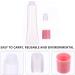 FRCOLOR 15ml Empty Lip Gloss Tubes - Refillable Squeeze Tubes (50pcs Rose Pink) for DIY Beauty - Buy Online on GoSupps.com