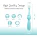 cosmama Kids Toothbrush: Fun Hippo-Shaped Soft Bristles Manual Toothbrush for Ages 2-6 - Blue | 360 Degree Cleaning, Perfect Gift for Kids - Buy Online on GoSupps.com
