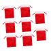 OFFSCH 8pcs Christmas Plush Bag Decor Xmas Present Bags Candy Storage Pouch Christmas Tree Pendant