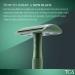 Grooming Society Sleek Set: Unisex Double Edge Safety Razor with 10 Blades - Green - Buy Online on GoSupps.com