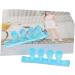 Silicone Gel Hammer Toe Cushions - Blue Shoe Separator & Valgus Adjuster - Orthotic Stretcher & Filler - Buy Online on GoSupps.com