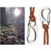 Syixute 6-Piece Stainless Steel Carabiner Hooks | Heavy Duty 50mm Climbing Clips | 100kg Load Capacity for Camping & Hiking - Buy Online on GoSupps.com
