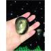Crystal Beautiful Natural Gold Obsidian Stones Gem Decoration + Wood Bracket 50-60mm (Size : 1pc) - Buy Online on GoSupps.com
