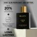 The-Bella'Vita Luxury Eau De Parfum for Men Lemon Lavender Tonka 3.36 Fl Oz - Buy Online on GoSupps.com