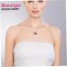 Yardenfun Double Heart Pendant Necklace Decor Necklaces A Necklace Fashion Plating Alloy - Buy Online on GoSupps.com