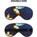Cute Butterfly Print Soft Eye Mask - Sleep Mask for Women & Men | Travel Sleep Aid - Buy Online on GoSupps.com