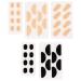 Exceart glasses accessories 20 BL Glasses Pads Adhesive Anti-Nosepads for GL Sunglasses glasses repair kit eyeglass nose holder reading glasses