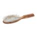 Nippes Solingen Olivia Pneumatik-Haarbrush |Handle made of olive wood |Wooden pens made of hornbeam |Gently disguised of tangled hair |Minimizes the risk of hair breakage and splite |Big oval pneumatics |Wood stife |Olive