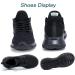Akk Men's Walking Shoes - Memory Foam Slip-On Sneakers for Athletic Workout, Gym, and Outdoor Activities - Lightweight and Breathable Casual Shoes - Size 13 Black - Buy Online on GoSupps.com