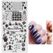 Halloween Nail Art Stamping Plates Kit - DIY Manicure Templates for Women & Girls - Festive Nail Designs - Buy Online on GoSupps.com