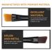Beaupretty 6-Piece Eyebrow Brush Comb Set - Mini Double-Ended Spoolie & Angled Brush for Precision Eyebrow Application - Portable Black Eyebrow Makeup Tools - Buy Online on GoSupps.com