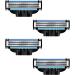 4 Pcs Razor Blades Refills Men's 3-Layer Refills Replacement Blade Compatible with Most Handles Universal Double Lubrication Strip Enhanced Glide Manual Shaver Blades for Me Malen Boyfriend Father - Buy Online on GoSupps.com