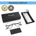 Joopin Round Blue Light Blocking Glasses for Women Men Clear Lens Anti Eye Strain UV Glare Glasses for Computer Gaming TV 07 Round Black Frame Anti Blue Light Lens Clear - Buy Online on GoSupps.com
