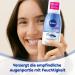 Nivea Double Effect Eye Make-Up Remover 125 ml - Gentle Facial Cleanser for Sensitive Eyes - Removes Waterproof Make-Up - Unscented - 1 Pack - Buy Online on GoSupps.com