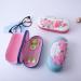 Onwon 2-in-1 Glasses Case & Lensetui | Double Layer Storage with Mirror | Portable Design for Home Office & Travel - Blue - Buy Online on GoSupps.com