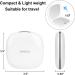 deweisn Compact Lighted Travel Makeup Mirror with 1X/10X Magnification - Dimmable, Portable, USB Charging - White - Buy Online on GoSupps.com