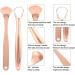 Stainless Steel Tongue Cleaner Set - Rust-Free Tongue Scraper for Bad Breath | Rose Gold & Iron Box - 2 Pieces | Oral Care Home Use - Buy Online on GoSupps.com