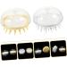 FOMIYES Shampoo Brush Set - 10 Silicone Hair Massagers for Scalp Care | Perfect for Shower & Pet Grooming | Multi-Color Hairbrushes 8x8x5cm - Buy Online on GoSupps.com