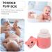 BIUDECO 3pcs Baby Powder Puff Set - Ideal for Newborns, After-Bath Use | Body Powder Holder & Talcum Bottle Included - Buy Online on GoSupps.com