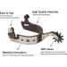 Frdhee West Cowboy Spores - Handcrafted Vintage Horse Gear (2 Pieces) - Rotatable Design for Riding Enthusiasts - Buy Online on GoSupps.com