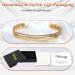 Vicmag Copper Bracelet for Women Men | 6x Ultra Strength Magnets | Adjustable Size | 99.99% Solid Pure Copper | Tricolor | Gift Box - Buy Online on GoSupps.com