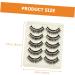minkissy 40 Pairs Diamond False Eyelashes False Eyelashes with Rhinestones Volume Cat Eye Performance Eyelash Lashes Long Fake Lash Chemical Fiber Hard Stem Cosmetic Cosplay - Buy Online on GoSupps.com