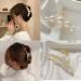 Mehayi 4 PCS Large Pearl Hair Claw Clips | Hair Barrette Clamps for Women & Girls | Fashion Accessories for Party & Wedding - Buy Online on GoSupps.com