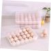 COLLBATH Covered Egg Holder 24 Egg Holder for Refrigerator Egg Stand Egg Tray Egg Plate Superimposed Egg Carton re-usable - Buy Online on GoSupps.com