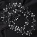 BERYUAN White Flower Pearls Wedding Hair Vine Pearls Wedding Headband Silver Bridal Headpiece Wedding Hair Accessory for Brides Bridesmaid Girls (Silver) - Buy Online on GoSupps.com