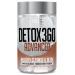 NDS Nutrition Detox 360 Advanced - Complete Cleanse & Detox with Probiotics & Fiber to Support Gut Health & Wellness Bowel Movements Regularity & Digestive Function & Remove Toxins (60 Capsules)