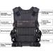YAKEDA Tactical Vest Outdoor Ultra-Light Breathable Training Vest Adjustable for Adults Black - Buy Online on GoSupps.com
