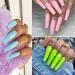 Buy Ailos 100PCs Acrylic Nail Kit - DIY Coffin Ballerina False Nails & Full Cover Tips for Perfect Nail Art - Buy Online on GoSupps.com