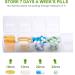 Sukuos Extra Large Weekly Pill Organizer - Arthritis Friendly, BPA Free, Easy to Clean - White - Buy Online on GoSupps.com