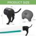 DUNBE Pooping Dog Butt Toothpaste Topper Funny Gift 4 Pack Cute Dog Butt Toothpaste Dispenser Funny Toothpaste Cap Toothpaste Squeezer(Black+Grey) - Buy Online on GoSupps.com